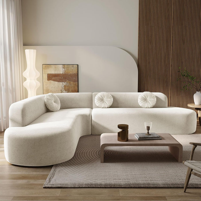 Extra Large Sectional Sofa with Elegant Curved Design - ShipItFurniture