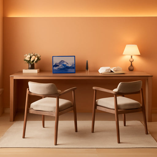 Extra Long Wooden Computer Desk for Home Office - ShipItFurniture