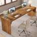 Extra Long Wooden Computer Desk for Home Office - ShipItFurniture