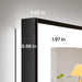 28"X36" LED Bathroom Mirror, Frontlit&Backlit, Controlled Separately