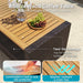 4 Piece All Weather Wicker Patio Furniture Set for Porch Patio