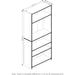JAYA Simply Home 5-Shelf Bookcase, 5-Tier, Espresso