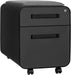 Black Mini Seated File Cabinet