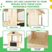 Wooden Outdoor Playhouse, Indoor/Outdoor Playhouse Working Doors with Wooden Floor, Easy Assembly Playhouses