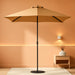 4.9Ft Mini Square Patio Umbrella - UV 50+ Waterproof & Easy Setup | Outdoor Table Umbrella for Deck, Balcony, Garden, Lawn, Backyard, Market