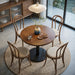 Circular Industrial Round Table 31.5Inch Solid Wood