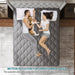 Full Gray 14Inch Premium MediumFirm Hybrid Mattress