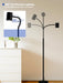 Reading Floor Lamp, 62" Tall LED Floor Lamp, Dimmable Standing Lamp, 7 Brightness & 4 Color Temperature, Adjustable Gooseneck, Touch Control, Task Craft Light for Living Room Bedroom Office,Black