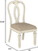 Realyn French Country Ribbon Back Dining Chair, 2 Count, Chipped White