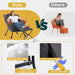 Dark Grey ExtraLarge Oversized Ottoman Reclining Chair