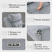 Wll Hugger Power Double Reclining Sof, Microfiber Home Theter Seting, Chrging Ports/Hidden Cup Holders/djustble Hedrest/Dimond Tufting, Power Recliner Couch for Living Room, Gry