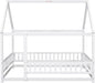 Full Size Wooden Montessori Farmhouse Playhouse Bed