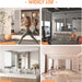 Home Gym Workout Mirror 72" L X 36" W-1Pc Large Full Length Mounted Full Body Frameless Mirror for Workout, Yoga, Garage, Bedroom, Dance