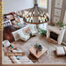 Farmhouse Wood Wagon Wheel Chandelier 12-Light 31.5" Light Fixture