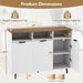 Sideboard Cabinet, 47" Kitchen Buffet Cabinet W/Storage Compartment
