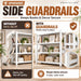 Metal Book Shelf Adjustable Heavy Duty Bookshelf with Tool-Free Assembly