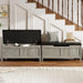 Oakwood Storage Chest Bench With Cushioned Seating