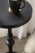 Stratton Rustic Pedestal Table, 13 X 13 X 26, Black, Decorative Pedestal Table for Decorating Smaller Living Areas and Hosting