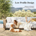 9-Piece Patio Sectional Furniture Set with 10" Thick Cushions
