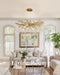 Modern Tree Branch Crystal Chandelier Luxury Gold Crystal Pendant Lighting 40" Contemporary 14-Light Chandeliers for Dining Room Kitchen Bedroom Living Room