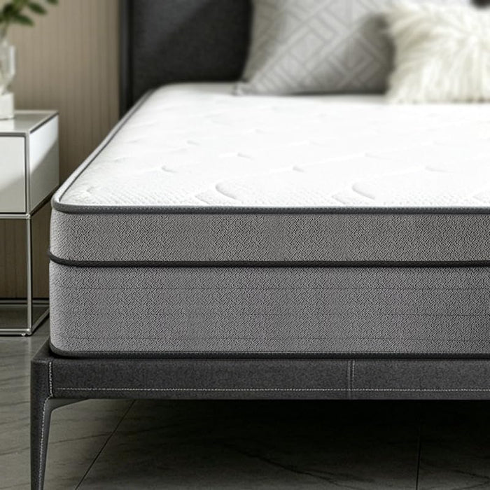 10 Inch Queen Size Mattress in a Box, Pocket Spring Queen Bed Mattress Soft Comfort, 60X80 Inch Queen Mattress