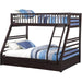 XL Twin/Queen Bunk Bed with Drawers, Espresso