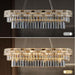34Inch CrystalChandelier Gold TwelveLights Pendant