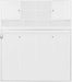 White Queen Murphy Wall Bed With BuiltInStorageSolutions