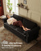 Queen Sleeper Sofa Bed Black Ergonomic Contemporary