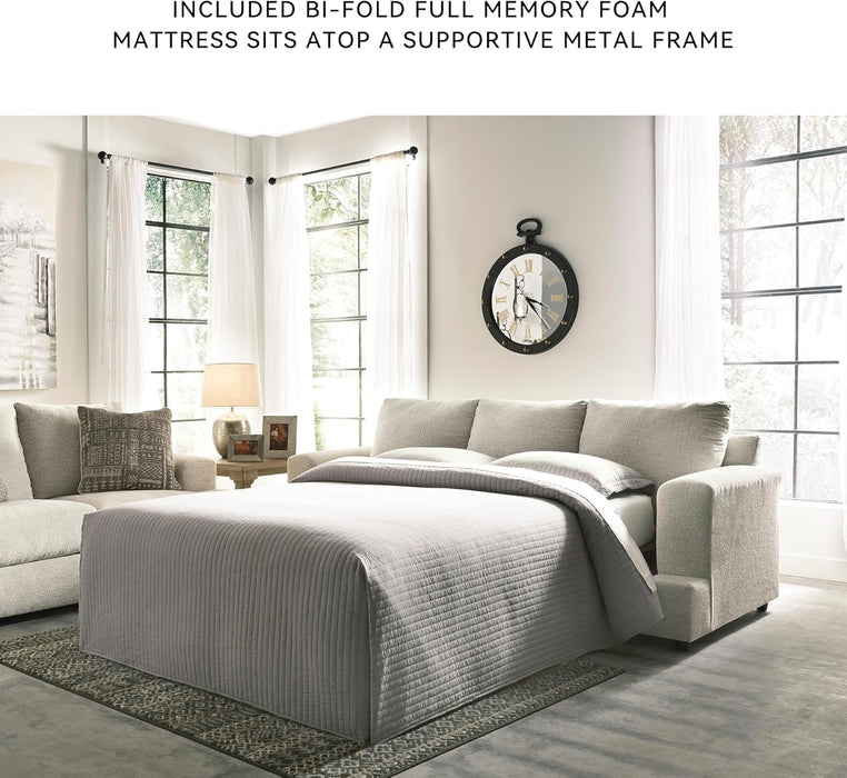 Soletren Premium Chenille Queen Sofa Sleeper White