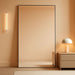 77"X38" Floor Mirror Full Length, Bedroom Floor Body Mirror with Stand, Large Black Mirror, Leaning, Standing or Hanging Horizontally/Vertically