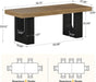 78.7" Rectangular Dining Table for 6-8 People
