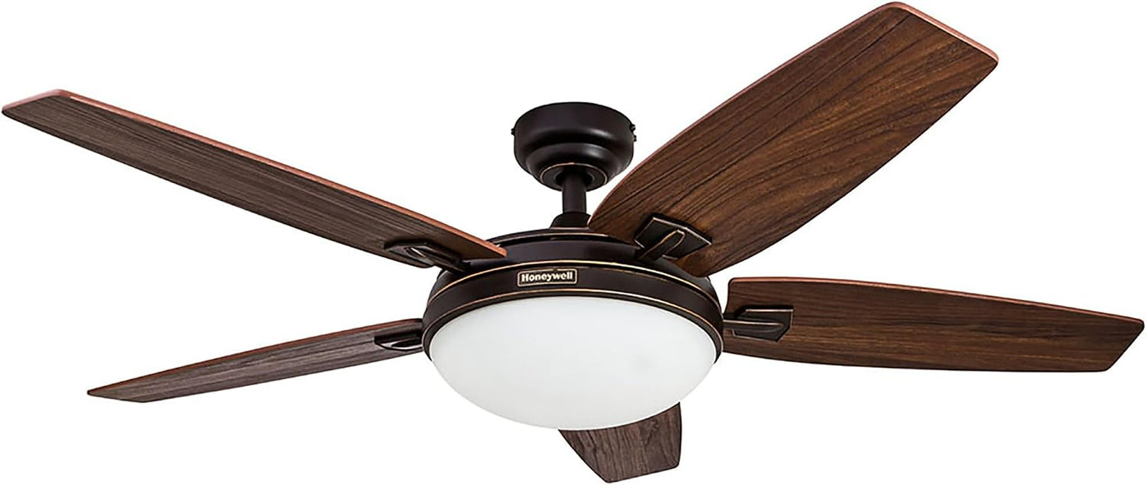 Carmel 48 Inch Bronze Contemporary Ceiling Fan