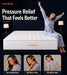 Full XL Mattress, 14 Inch Hybrid Full Mattress in a Box with Cooling Gel Memory Foam & Pocket Springs, Medium Firm for Pressure Relief, Motion Isolation, Back Neck Pain Relief, 54X80 Mattress