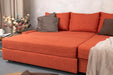 Snug Fit Friheten Slipcover for the IKEA Friheten with Chaise Corner Cover, Sofa Bed Cover, Sectional Slipcover Replacement (Orange)