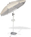 6.5Ft Sun Shade Umbrella, Portable Umbrella with Stand for Sports, Water Weight Bag, Adjustable and Lightweight, Sun Protection, Khaki