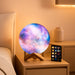 Moon Lamp, Night Light, 16 Colors LED Moon Light 7.0 Inch 3D Printing Kids Light Lamp with Stand, Remote&Touch Control, USB Rechargeable, Gift for Kids Friends Parent Birthday Christmas New Year