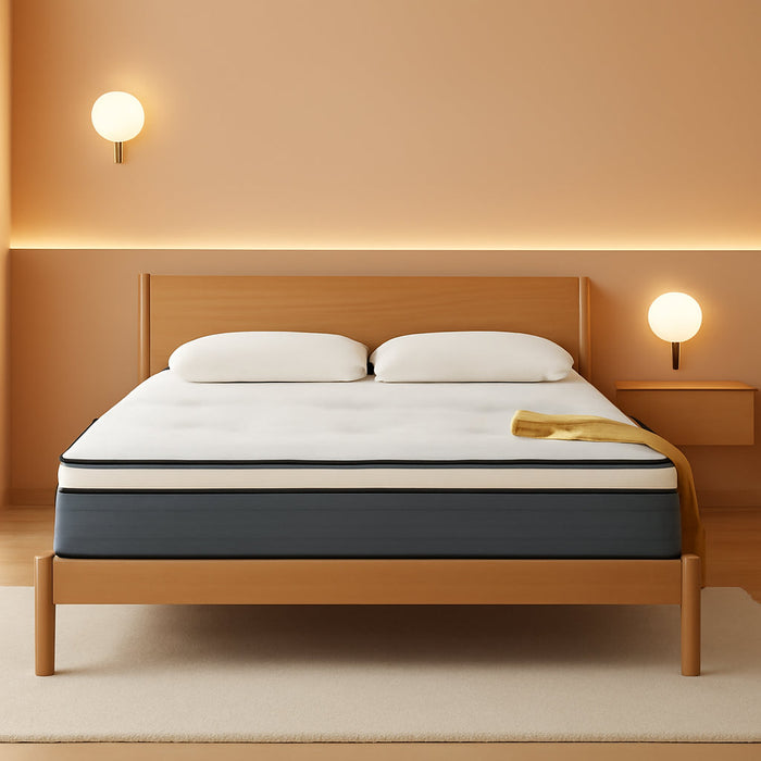 Full Size 12Inch MemoryFoam HybridPocketCoil Mattress