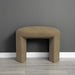 Quinn Modern Ottoman| Home Décor|Ottoman for Living Room & Bedroom - Mocha Velvet