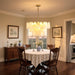 Gold Crystal Glass Chandelier 23.6 Inches Lighting