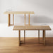 Boho-Style 6-Person Dining Table Premium-Grade Solid Wood