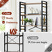 84 Inch Tall IndustrialGrade Bookcase Rustic Brown