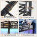 Queen Over Queen Bunk Bed WithIntegratedStorage Drawers