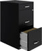 Locking 3-Drawer Steel File Cabinet