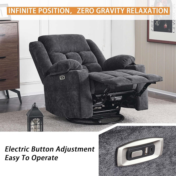 Power Rocking Recliner with Massage & USB