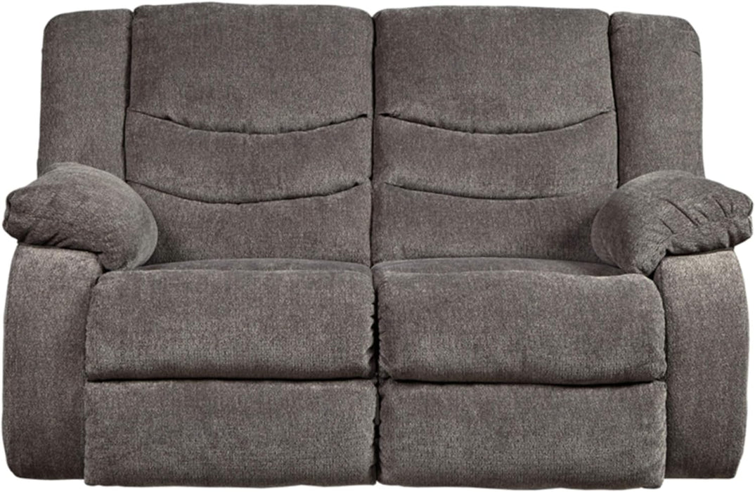 Dark Brown Manual Reclining Loveseat