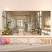 Home Gym Workout Mirror 72" L X 36" W-1Pc Large Full Length Mounted Full Body Frameless Mirror for Workout, Yoga, Garage, Bedroom, Dance