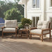 3-Piece HDPE Outdoor Patio Furniture Conversation Set