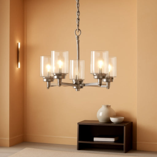 Winslow 19.75 Inch Brushed Nickel Chandelier Lighting