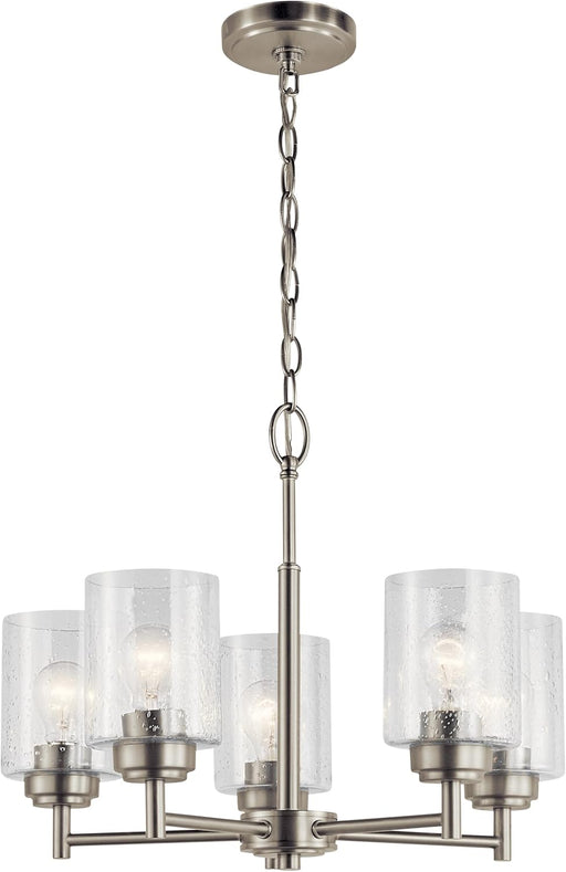 Winslow 19.75 Inch Brushed Nickel Chandelier Lighting